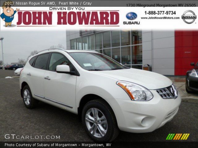 2013 Nissan Rogue SV AWD in Pearl White