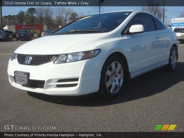 2010 Honda Civic LX Coupe in Taffeta White