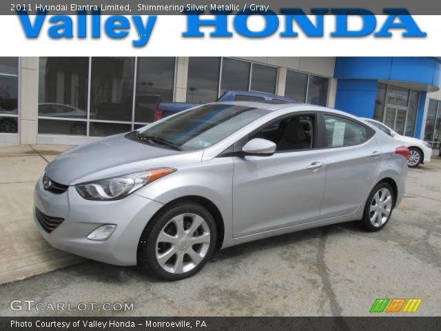 2011 Hyundai Elantra Limited in Shimmering Silver Metallic