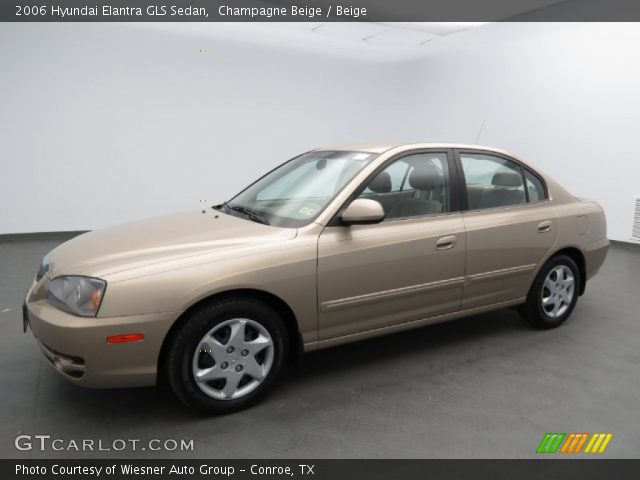 2006 Hyundai Elantra GLS Sedan in Champagne Beige