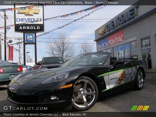2008 Chevrolet Corvette Indy 500 Pace Car Convertible in Black
