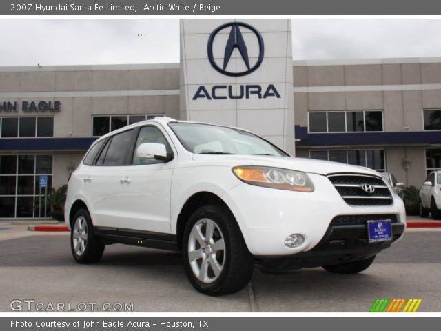 2007 Hyundai Santa Fe Limited in Arctic White
