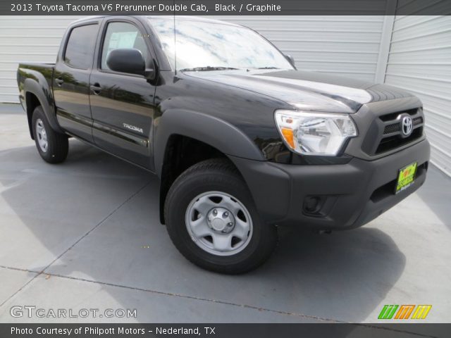 2013 Toyota Tacoma V6 Prerunner Double Cab in Black