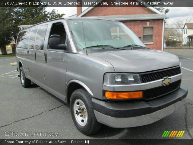 2007 Chevrolet Express LS 3500 Extended Passenger Van in Graystone Metallic