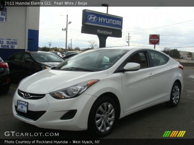 2011 Hyundai Elantra GLS in Pearl White