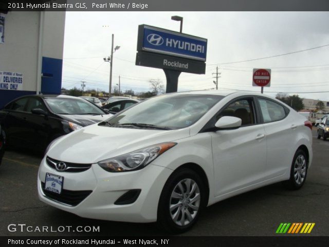2011 Hyundai Elantra GLS in Pearl White