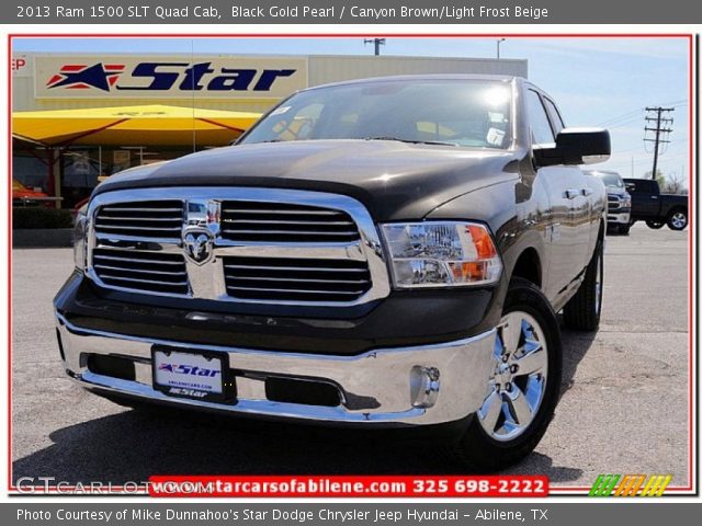2013 Ram 1500 SLT Quad Cab in Black Gold Pearl