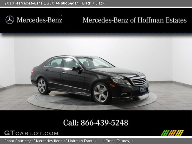 2010 Mercedes-Benz E 350 4Matic Sedan in Black