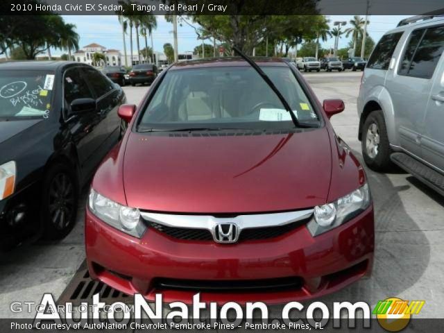 2010 Honda Civic EX Sedan in Tango Red Pearl