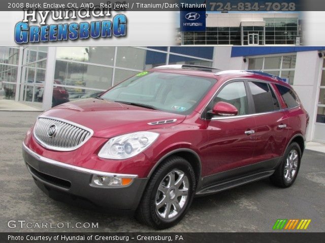 2008 Buick Enclave CXL AWD in Red Jewel