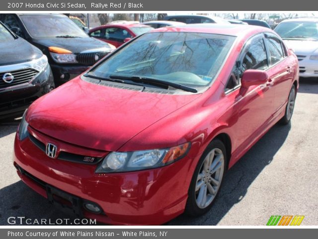 2007 Honda Civic Si Sedan in Rallye Red