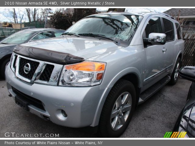 2010 Nissan Armada SE 4WD in Silver Lightning Metallic