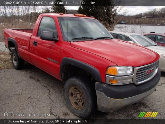 2002 GMC Sierra 2500HD Regular Cab in Fire Red