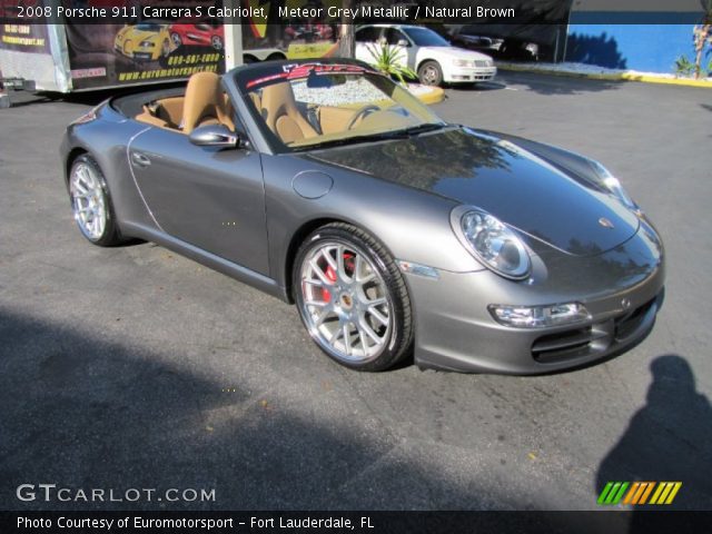 2008 Porsche 911 Carrera S Cabriolet in Meteor Grey Metallic