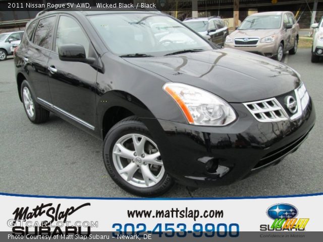 2011 Nissan Rogue SV AWD in Wicked Black