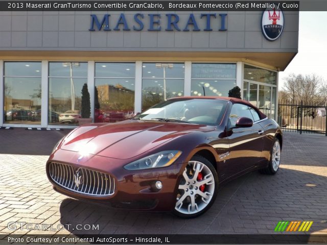2013 Maserati GranTurismo Convertible GranCabrio in Bordeaux Ponteveccio (Red Metallic)