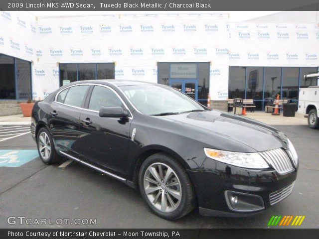 2009 Lincoln MKS AWD Sedan in Tuxedo Black Metallic