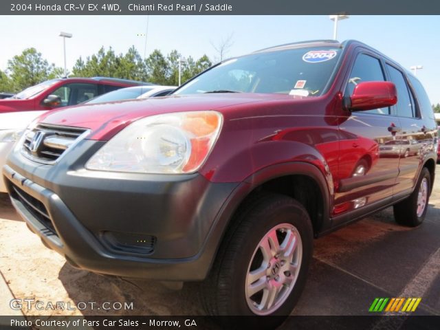 2004 Honda CR-V EX 4WD in Chianti Red Pearl