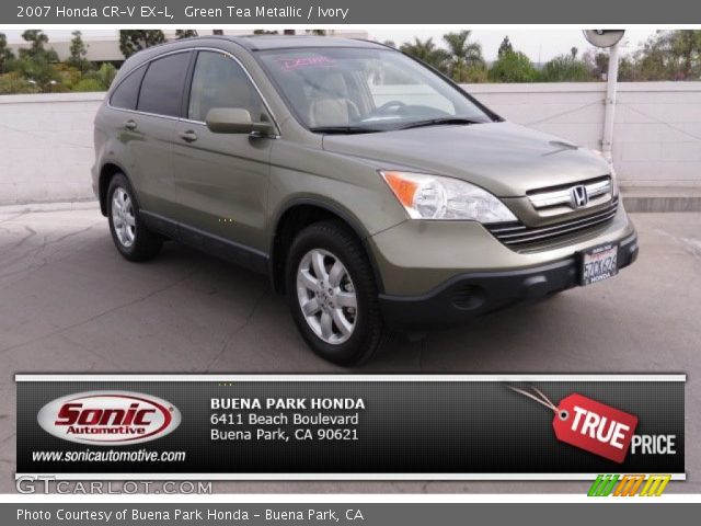 2007 Honda CR-V EX-L in Green Tea Metallic