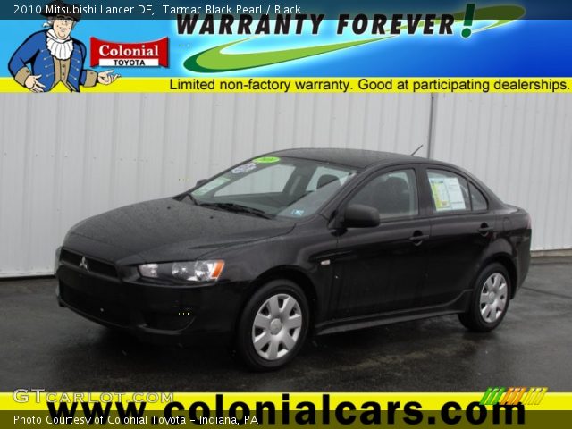2010 Mitsubishi Lancer DE in Tarmac Black Pearl