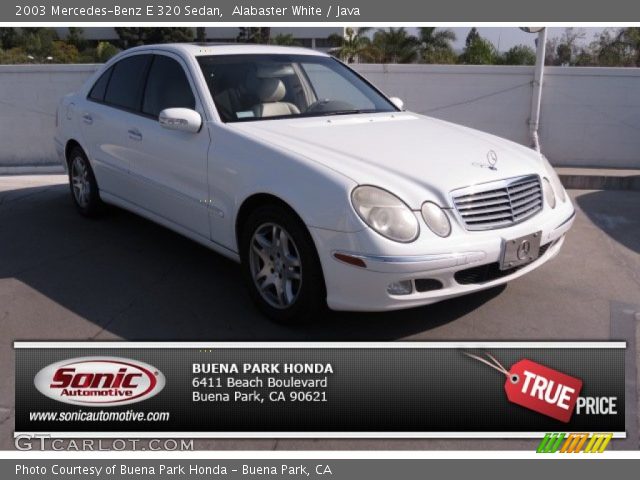 2003 Mercedes-Benz E 320 Sedan in Alabaster White