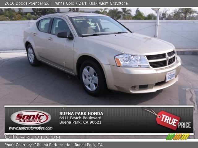 2010 Dodge Avenger SXT in White Gold
