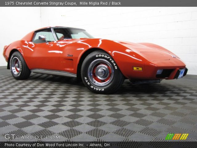 1975 Chevrolet Corvette Stingray Coupe in Mille Miglia Red