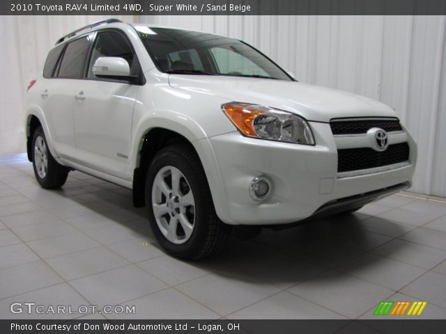 2010 Toyota RAV4 Limited 4WD in Super White