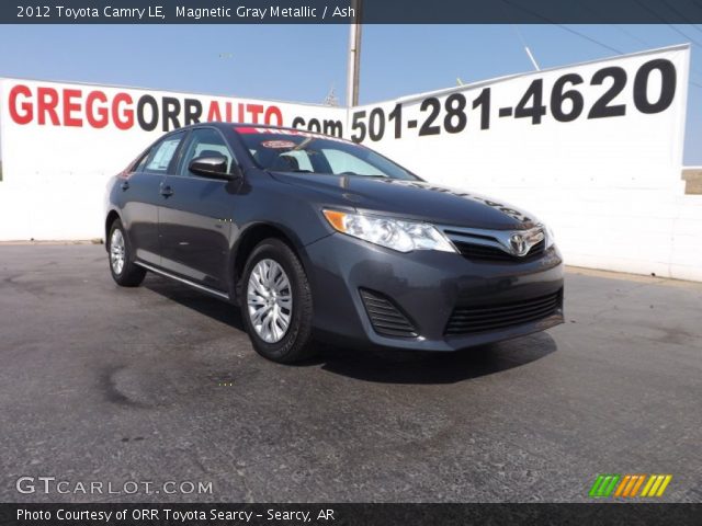 2012 Toyota Camry LE in Magnetic Gray Metallic