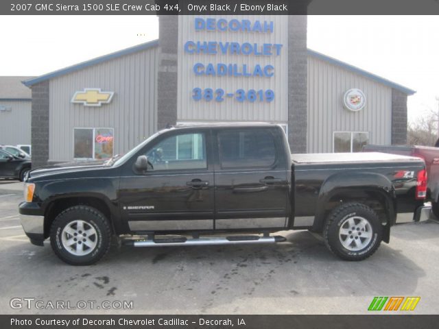 2007 GMC Sierra 1500 SLE Crew Cab 4x4 in Onyx Black