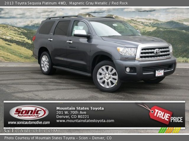 2013 Toyota Sequoia Platinum 4WD in Magnetic Gray Metallic