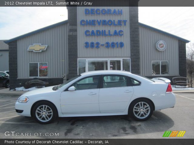 2012 Chevrolet Impala LTZ in Summit White