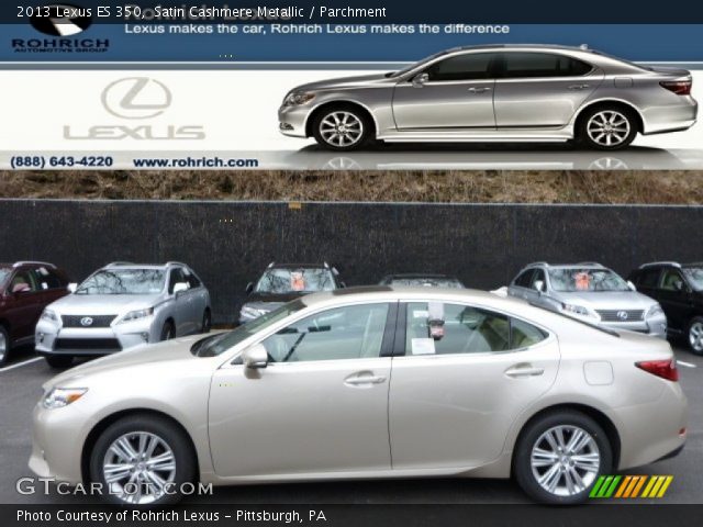 2013 Lexus ES 350 in Satin Cashmere Metallic