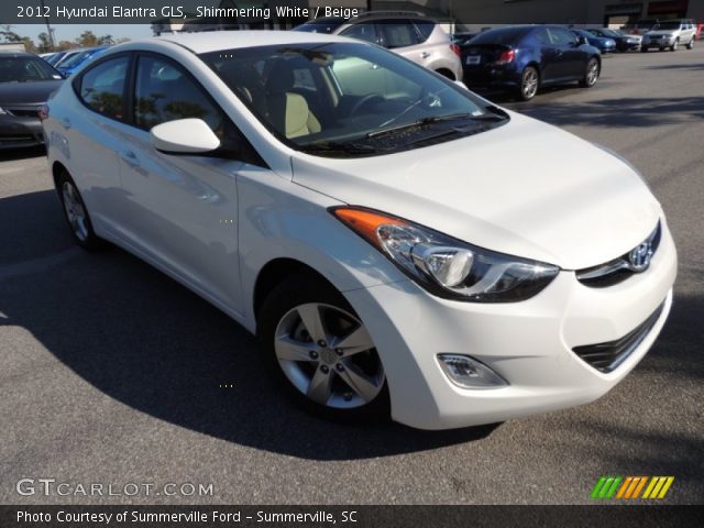 2012 Hyundai Elantra GLS in Shimmering White