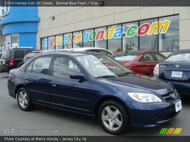 2004 Honda Civic EX Sedan in Eternal Blue Pearl