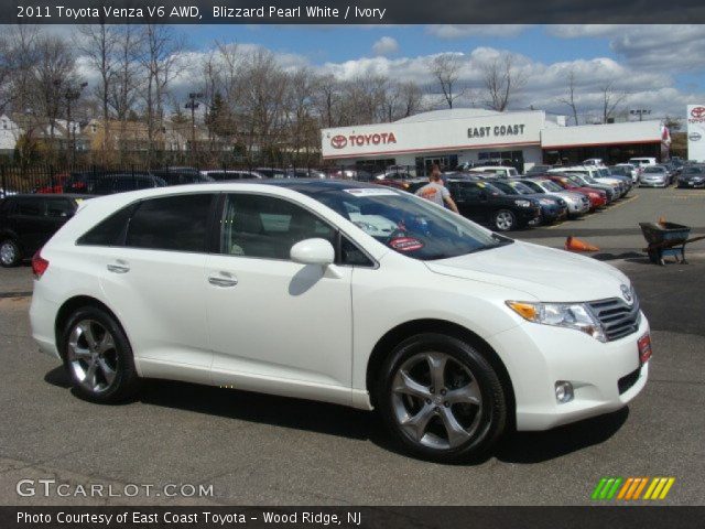 2011 Toyota Venza V6 AWD in Blizzard Pearl White