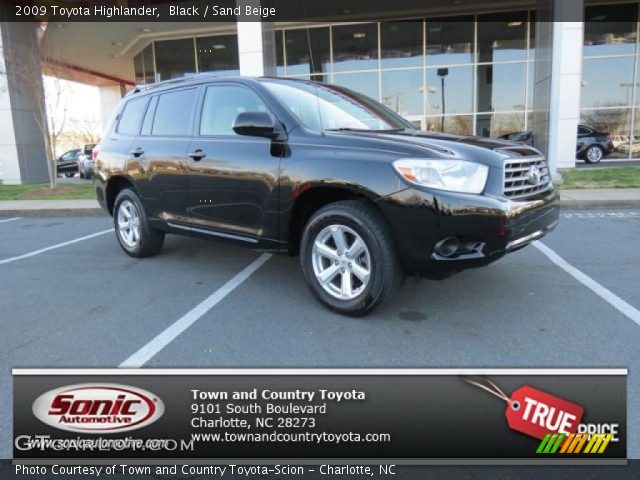 2009 Toyota Highlander  in Black