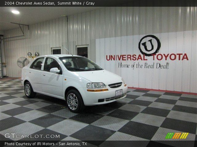 2004 Chevrolet Aveo Sedan in Summit White