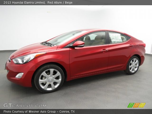 2013 Hyundai Elantra Limited in Red Allure