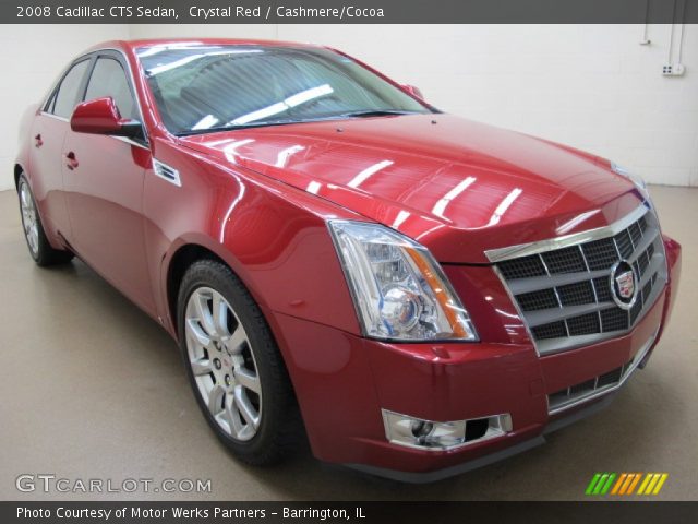 2008 Cadillac CTS Sedan in Crystal Red