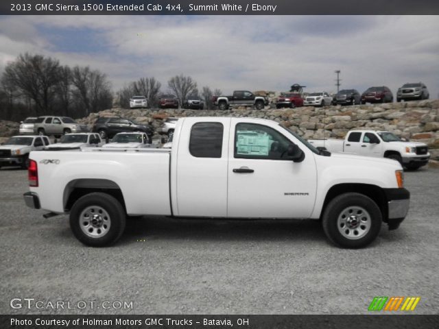 2013 GMC Sierra 1500 Extended Cab 4x4 in Summit White