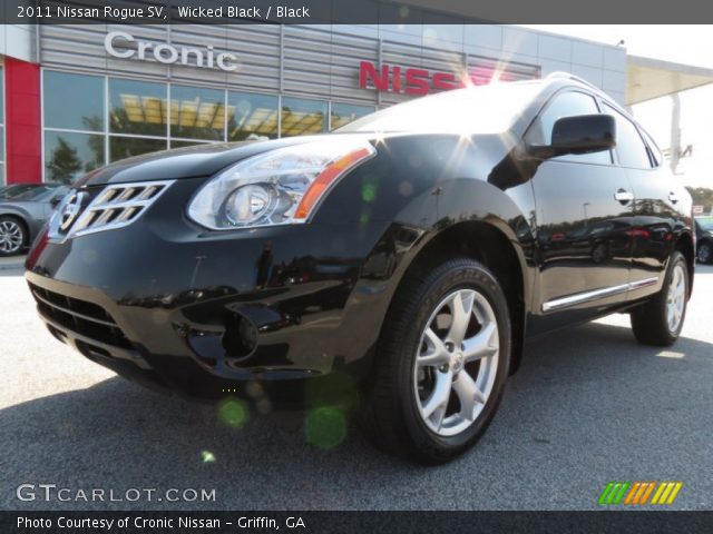 2011 Nissan Rogue SV in Wicked Black