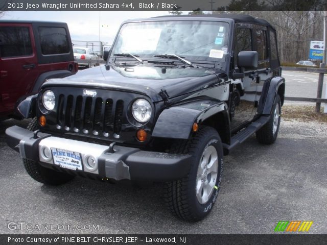 2013 Jeep Wrangler Unlimited Sahara 4x4 in Black