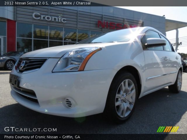 2012 Nissan Sentra 2.0 S in Aspen White