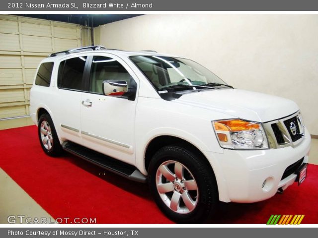2012 Nissan Armada SL in Blizzard White