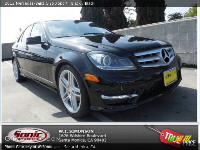 2013 Mercedes-Benz C 250 Sport in Black