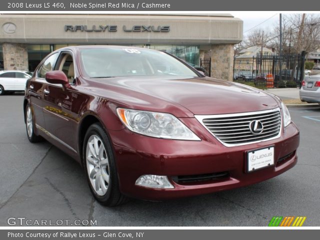 2008 Lexus LS 460 in Noble Spinel Red Mica