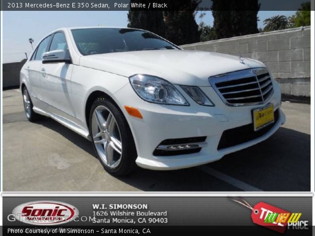 2013 Mercedes-Benz E 350 Sedan in Polar White