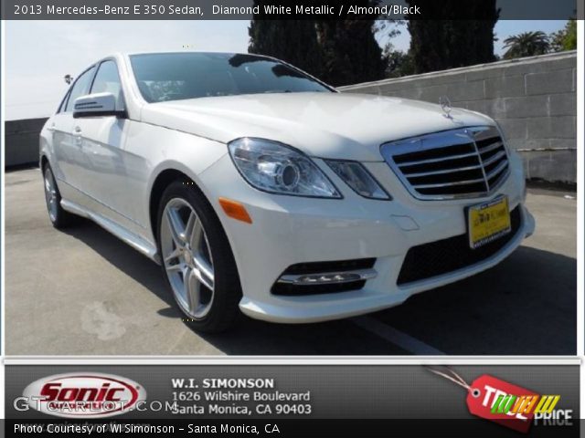 2013 Mercedes-Benz E 350 Sedan in Diamond White Metallic