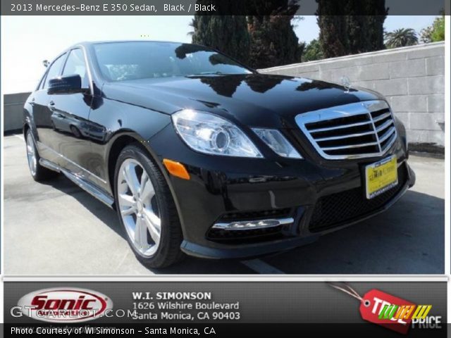 2013 Mercedes-Benz E 350 Sedan in Black